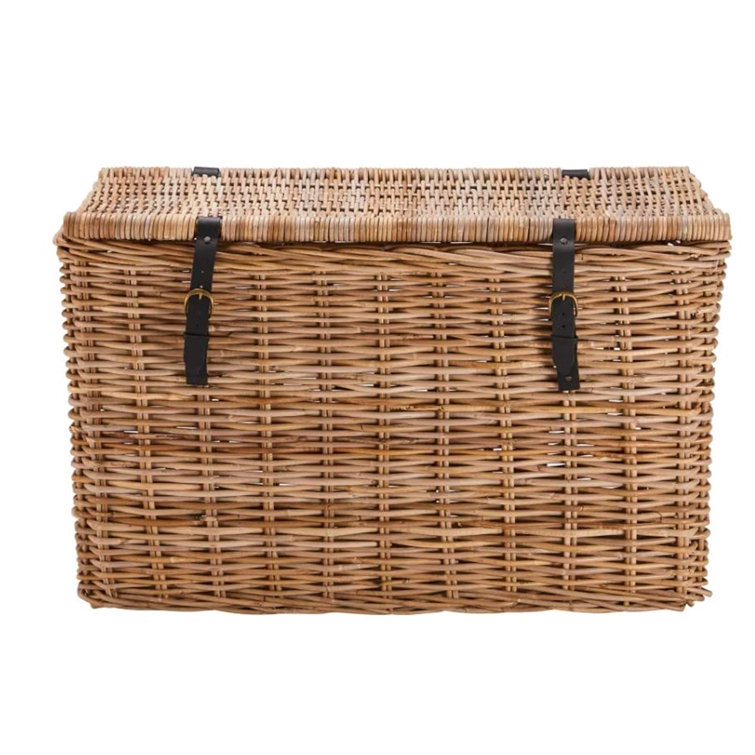 Bay Isle Home Rattan Extra Large Storage Trunk Wayfair.co.uk
